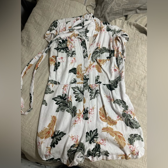 Tropical linen romper - Picture 1 of 1